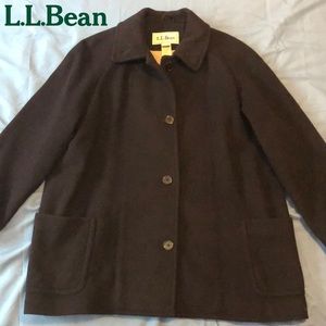 🌲🌸LL Bean Wool Pea Coat🌸🌲